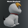 STL-File-7.png Mesh Mayhem Cute Garden Puppy STL File