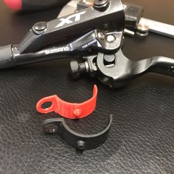 2018-04-13_11.19.14.jpg Free STL file Shimano I-Spec II spacer for XT/XTR brake levers・3D printable model to download