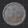 Pale-TOP.jpg Set of 2 Miniature Lattice-Top Pies :: Delicious Desserts!