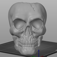 Screenshot-24.png Two designs, Skull bowl with eye, Skull bowl, no supports, Candy dish, Halloween decoration
