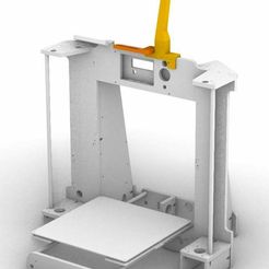 spool_holder_a6.JPG Anet A6 Prusa Inspired Spool Holder and filament guide