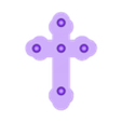 cruz_denario_ortodoxa_V2.stl FREE - Cross with beads for prayer