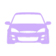 FocusRS_50mm_key.stl Ford Focus Mk1 RS Schlüssel Silhouette