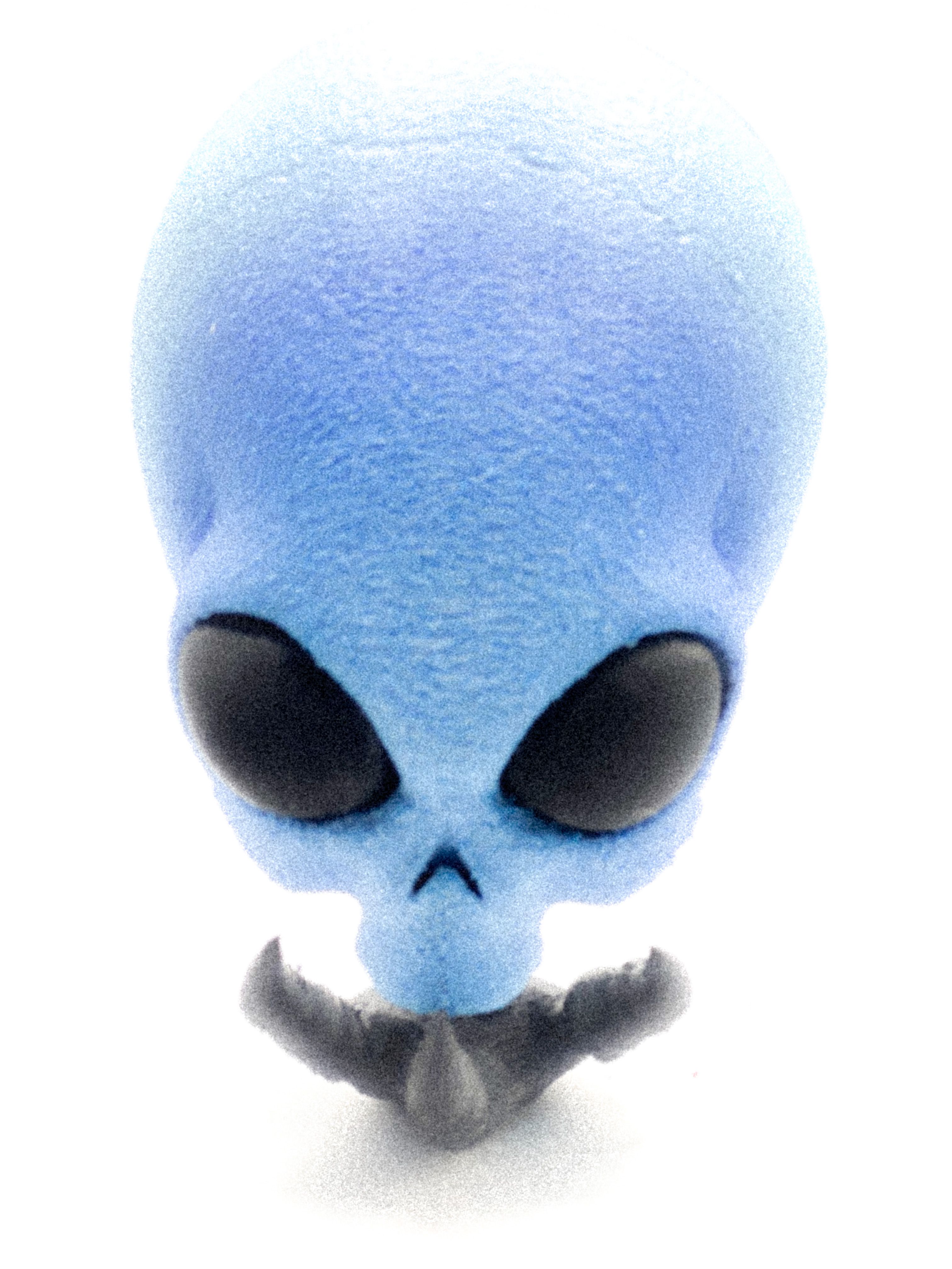 STL file Diamond Alien Skull・3D print design to download・Cults