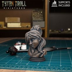 Rose-Bust.jpg Файл 3D Curse of Strahd - Rose Bust [Pre-Supported]・Модель 3D-принтера для скачивания
