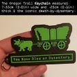 Oregon-Trail-Set-Pic2.jpg Oregon Trail Dysentery Gift Set Keychain Shadow Box Cake Topper Stencil