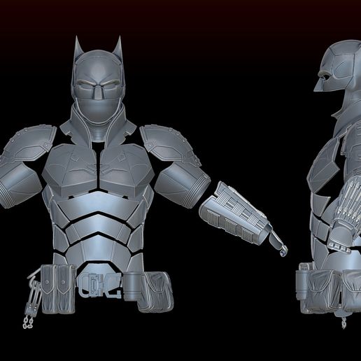 OBJ file The Batman 2022 - Batsuit - Robert Pattinson・3D printable ...