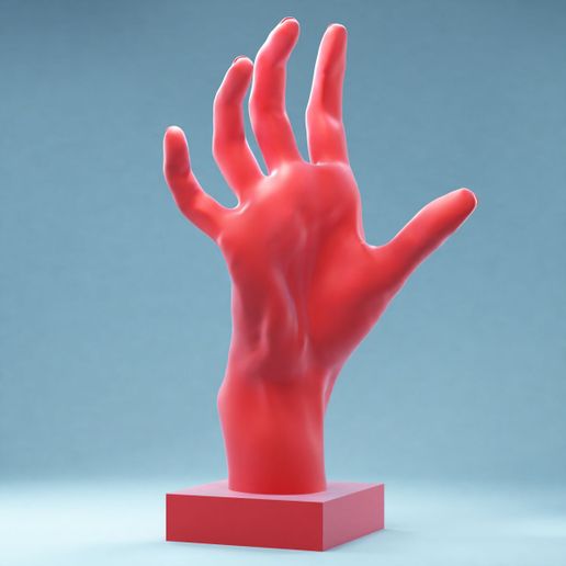 Hand 8: Claw 3D model