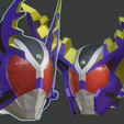 gattack.png Kamen Rider Gattack fully wearable cosplay helmet 3D printable STL file