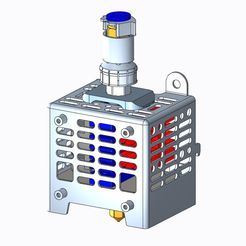 Annotazione_2020-10-14_114908_5.jpg STL file Sistema anti torsione universale tubo PTFE per estrusori bowden (montaggio diretto hotend) V3.0・3D printer design to download, Duegi