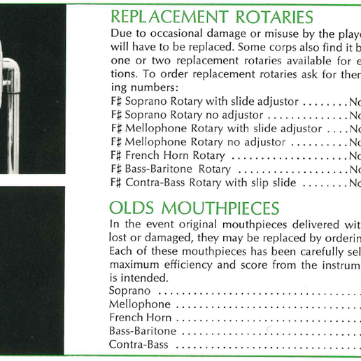 Olds-97-mouthpiece-1970-bugle-catalog.png Olds 97 tuba/Sousaphone/contrabass bugle mouthpiece 3D rendering