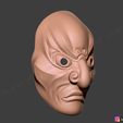 16.jpg Japanese Bugaku Mask - Devil Mask -Halloween Cosplay 3D print model