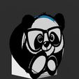 ALEXA_ECHO_POP_PANDA_GLASSES.jpg Suporte Alexa Echo Pop Bebê Panda Com Óculos