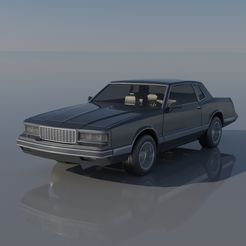 0.jpg 3D-Datei Chevrolet Monte Carlo LS 1986・Modell zum Herunterladen und 3D-Drucken