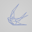 lowpoly_hirondelle3_render.png Low-Poly Swallow / Low-Poly Swallow