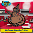 133-G-Eevee-3D.png Gigantamax Eevee Cookie Cutter
