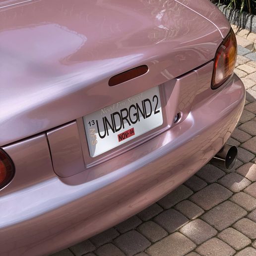 NOPRO Style Rear Finish Panel / License Plate Surround - Mazda MX-5 NB/NBFL