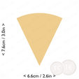 1-7_of_pie~3in-cm-inch-cookie.png Slice (1∕7) of Pie Cookie Cutter 3in / 7.6cm