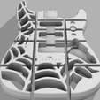 white.png Custom Fender Stratocaster Spiderweb Holes Design Pattern Hardtail