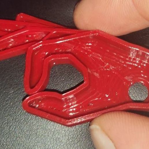 Finger Circle Keychain 3D model
