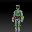 ScreenShot989.jpg Star Wars .stl Bobafett.3D action figure .OBJ Kenner style.
