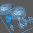 slice_chitubox.png 3D MODEL STL FILE Druid Bear World Of Warcraft (3d Print With Supports)