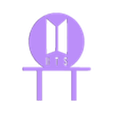 27 TOPPER BTS K-POP LOGO.stl ЛОГОТИП TOPPER BTS K-POP