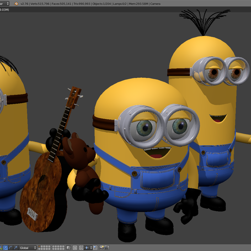 👽 Minions・Free STL File for ・Cults