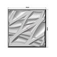 Decor-panel6-02.jpg Abstract mesh relief decor panel N01 3D print model