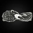 Wolf-band-ring-4.jpg Archivo STL Anillo banda lobo・Plan de impresora 3D para descargar