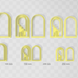 Screenshot-2023-05-09-103911.png Arch Stairs 1 Clay Cutter - Vacation STL Digital File Download- 8 sizes and 2 Earring Cutter Versions, cookie cutter