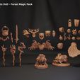 magnetic_dnd_forest_magic_3d_print.jpg Magnetic DnD - Forest Magic Pack