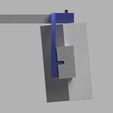 Bed_rotator_to_drain_resin_v6_SIDE_VIEW_JPG.jpg Free STL file Anycubic Photon Mono - 90 Degree Bed resin saver drainer bracket・3D printer model to download
