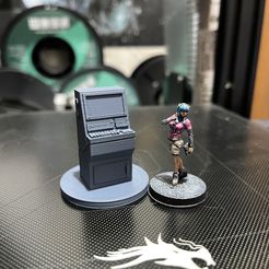 IMG_2700.jpg Free STL file Console / Objective / Tech-coffin in 40mm base・3D printable object to download