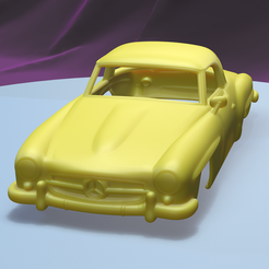 a001.png MERCEDES BENZ SL-CLASS HARDTOP 1955 (1/24) carrosserie imprimable