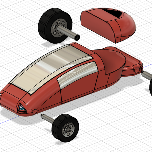 ☄️ Comet Groundcar・ STL File for ・Cults