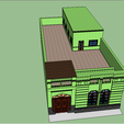 capture-20250519-134007.png Fachada Ecléctica con Terraza – Vivienda Urbana Estilo Art Déco (Modelo 3D) - Eclectic Art Déco Facade with Terrace – Urban Dwelling 3D Model