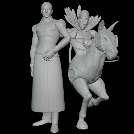 🗿 Enrico Pucci / Made in Heaven Jojo Figures・ STL File for