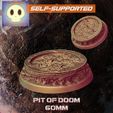 Diapositiva9-02.jpeg STL file Pit of the Doom (60mm decorated base// Abandoned World)・3D print object to download