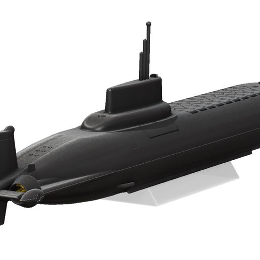 a.jpg Typhoon Class Submarine 3d Model