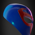 2099SpiderManSideRight.png Spider Man 2099 faceshell for Cosplay 3D print model
