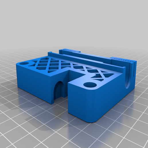 Left Bar Holder Remake for MBot 3D Cube Printers - 3D model önizlemesi