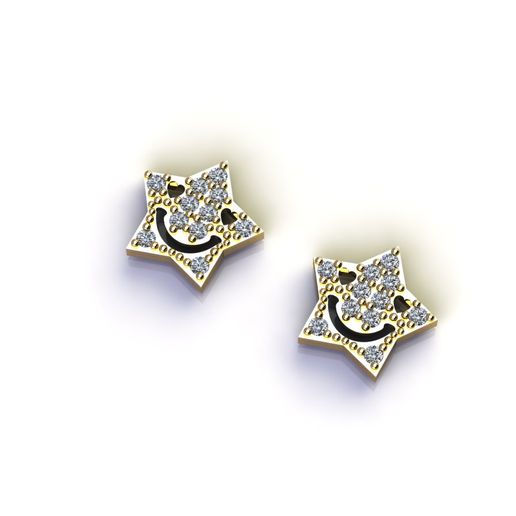 Kid Earrings  3dm with stl files 3D print model 3D model