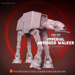 Archivo 3D Kit de maquetas de caminantes AT-AT de Star Wars