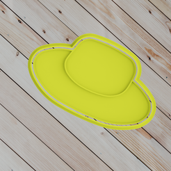 1.png STL file COOKIE CUTTER hat・3D printable model to download