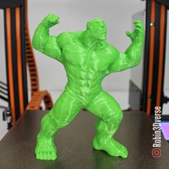 720X720-hulk-1-1-1.jpg Fichier STL gratuit Hulk Support Free Remix・Design pour imprimante 3D à télécharger, robin3dverse