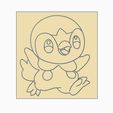 piplupsubir3.jpg Piplup Cookie Cutter Pokemon Anime Chibi