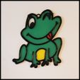 Frog-Pic2.jpg Winking Frog Suncatcher Window Hanging Garden Decoration