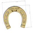 horseshoe_d02 v4-d21.png horseshoe Christmas New Year Gift for luck 3D print