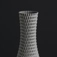 MACRO-SLIMPRINT-2317.jpg Wavy Cubed Decoration Vase, Vase Mode